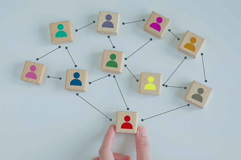 Building a Team Illustration