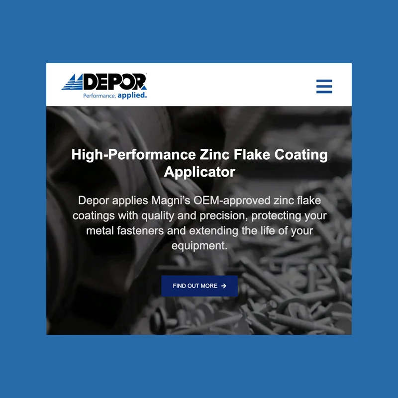 Depor Industries Website