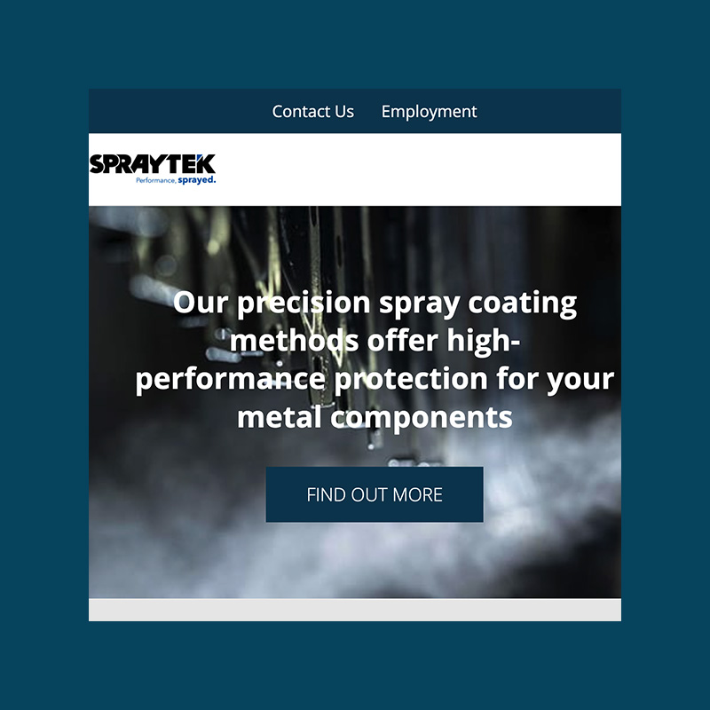 SprayTek Website Graphic