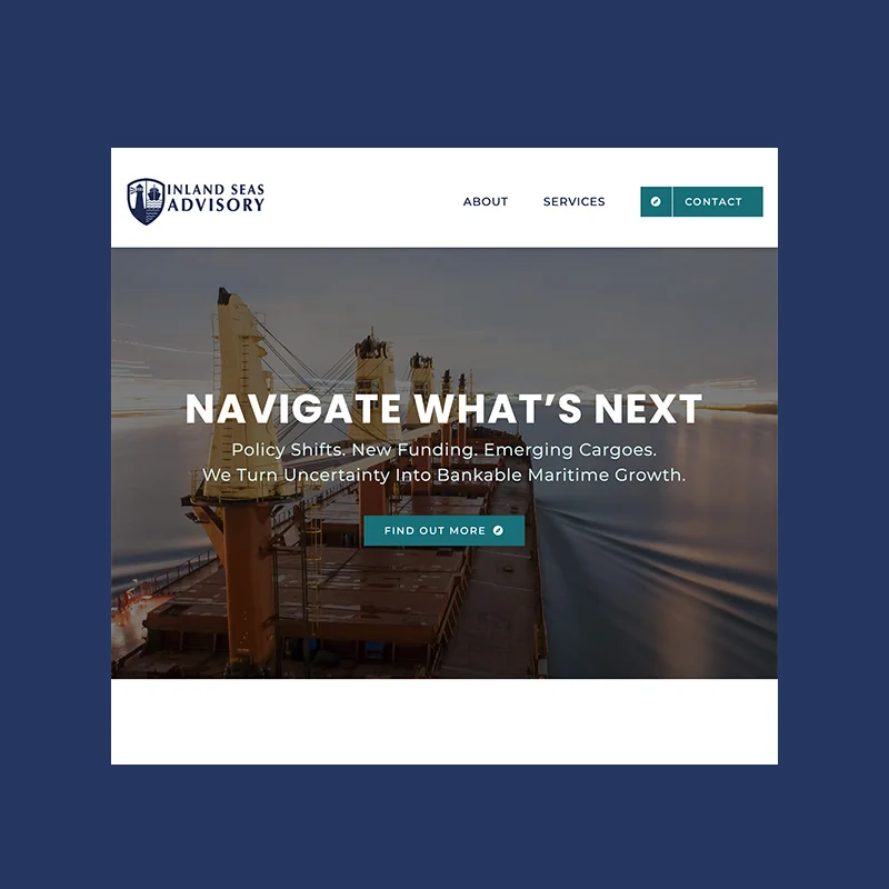 Inland Seas Advisory Homepage graphic